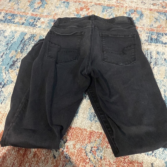 American Eagle Black Ne(x)t level stretch jeggings - Picture 2 of 2